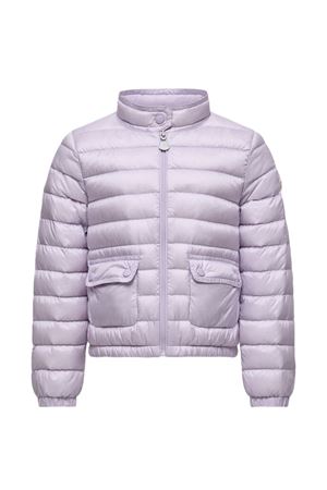 giubbotto in poliestere lilla MONCLER KIDS | L19541A00032597YF509